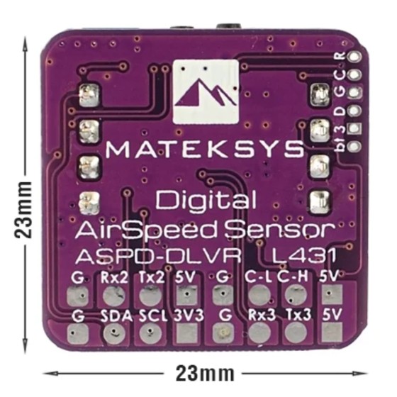 HOT MATEK Mateksys DIGITAL AIRSPEED SENSOR ASPD-DLVR for Rc /Quadcopter/AirplaneMATEK DIGITAL AIRSPEED SENSOR ASPD-DLVR L431